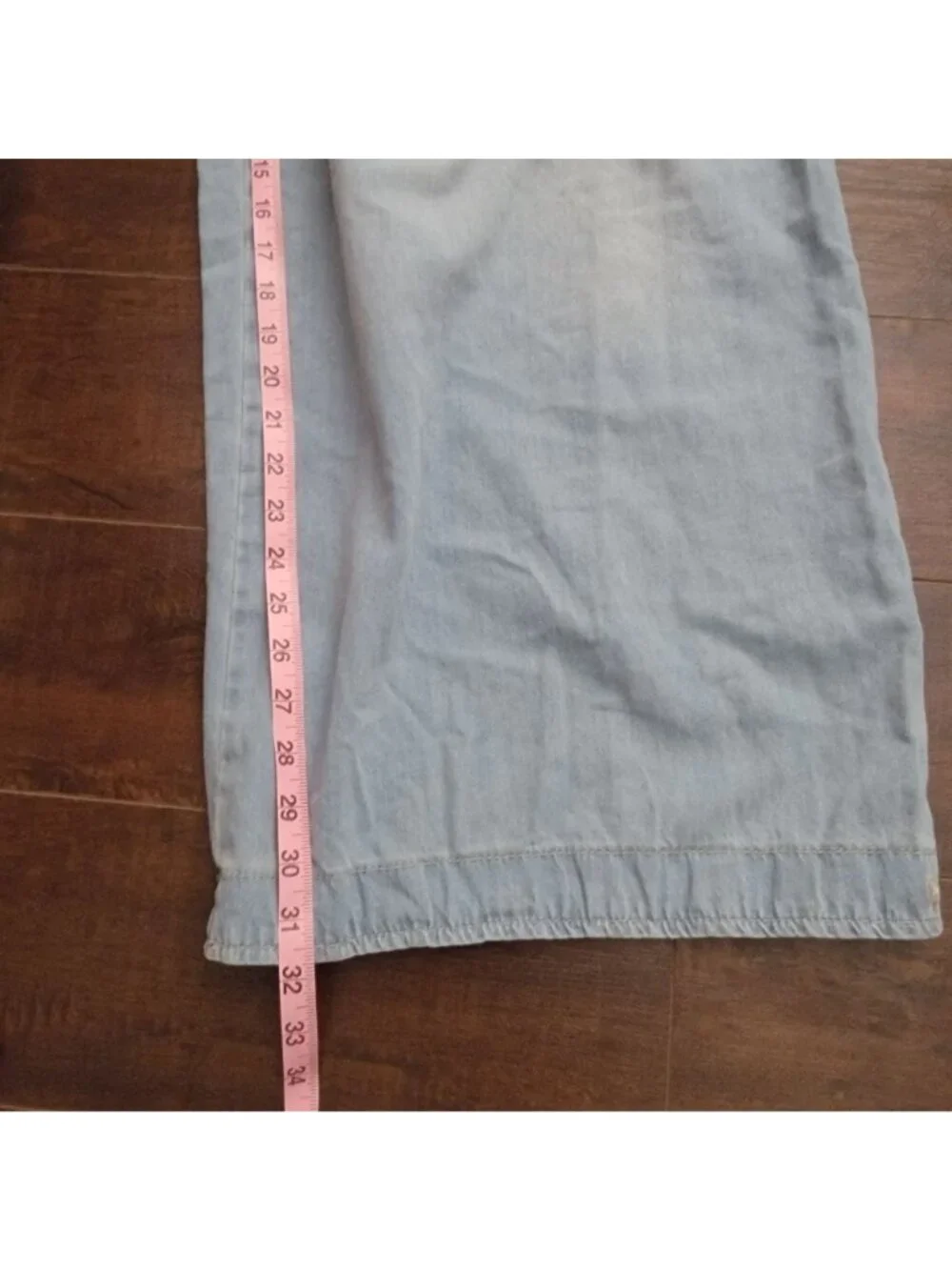 Free People Lotus Jean Boho Chic Retro Vintage Contemporary Cottage Womens 28 - Picture 8 of 9